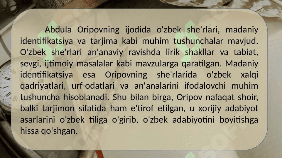 Abdulla Oripov hayoti va ijodi 4