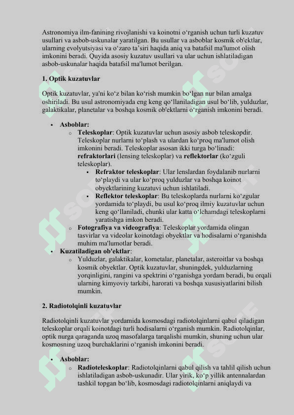 Astranomiya (kurs ishi) 8
