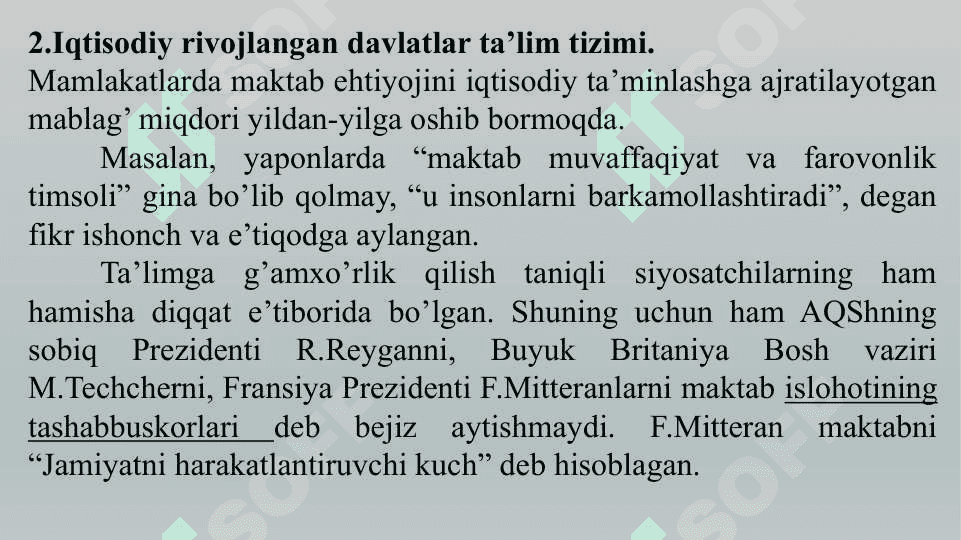 HOZIRGI DAVRDA JAHON MAMLAKATLARI TA’LIM TIZIMI VA PEDAGOGIKA FANI RIVOJI 6