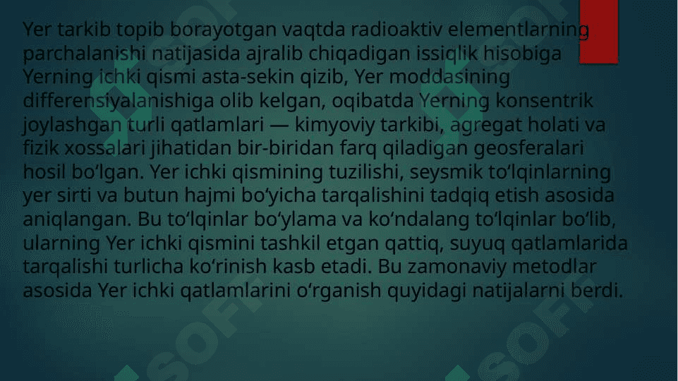 Yer, uning shakli va harakati. Yerning óz óqi atrofida va quyosh atrofida aylanishi. Oy va uning fazalari 5