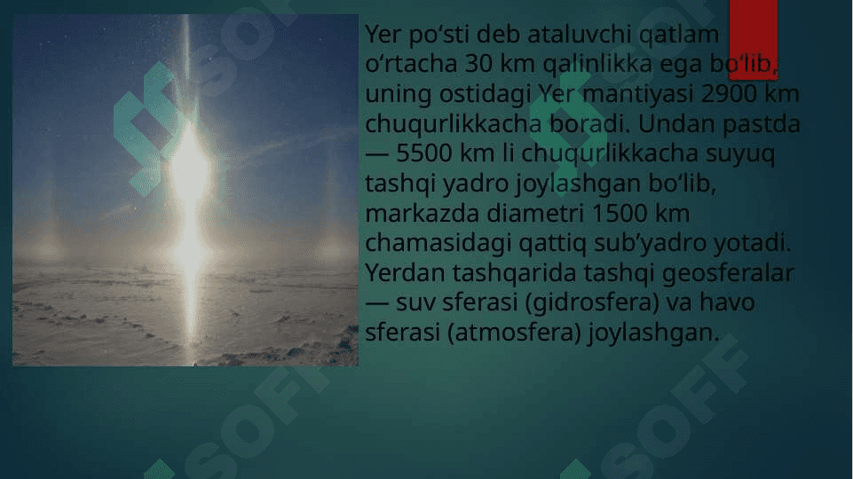 Yer, uning shakli va harakati. Yerning óz óqi atrofida va quyosh atrofida aylanishi. Oy va uning fazalari 7