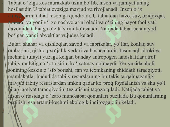 BIOTEXNOLOGIYA VA EKOLOGIK MUAMMOLAR 3