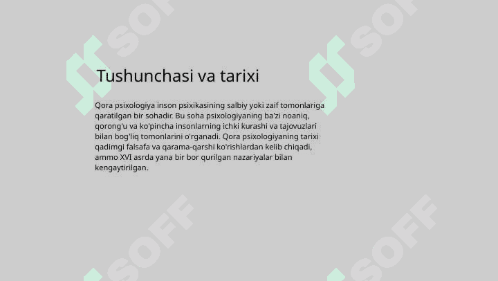 " Qora va Oq psixalogiya " Tushunchalar 3