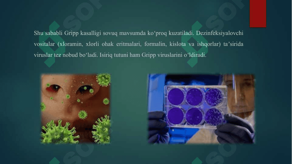 GATR- reaksiyasi yordamida gripp virusini Nyukassl virusidan farqlash 3