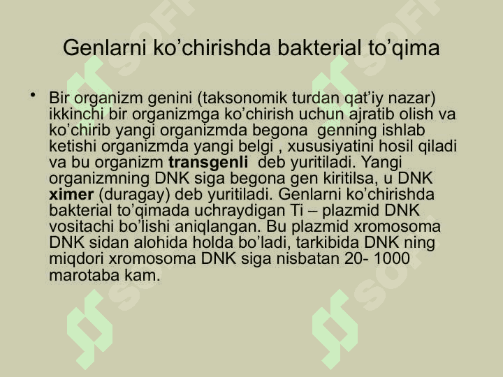 Genetik injeneriya va biotexnologiya 7