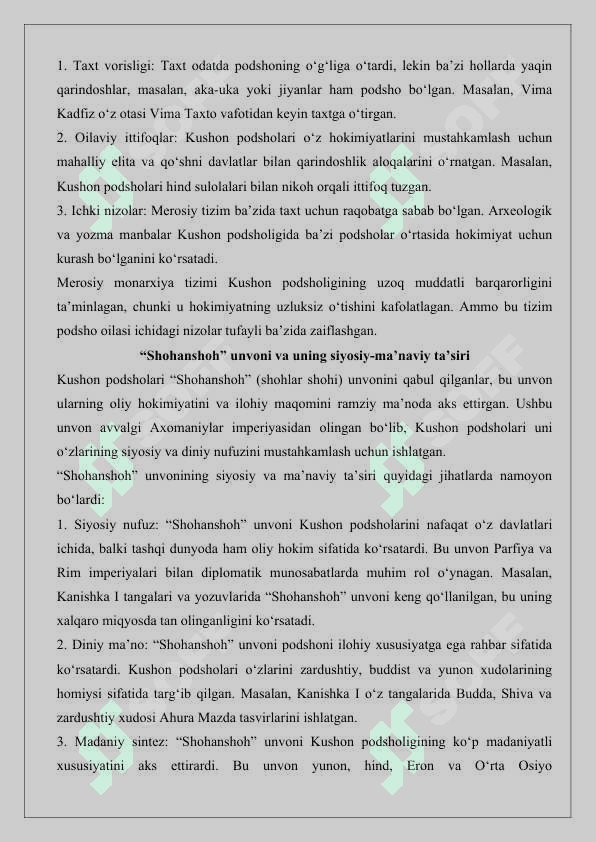Kushon podsholigi davridagi boshqaruv tizimi 25 6