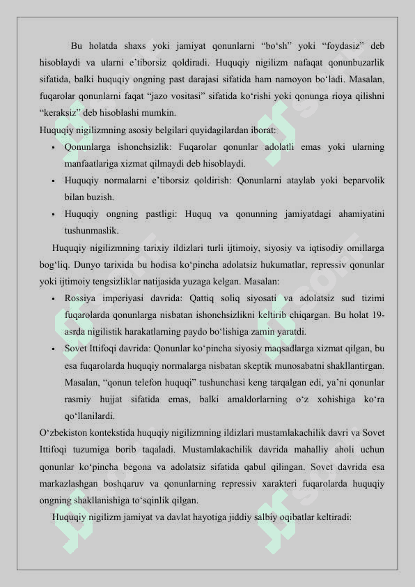 Huquqiy nigilizm va huquqiy idealizm 25 3