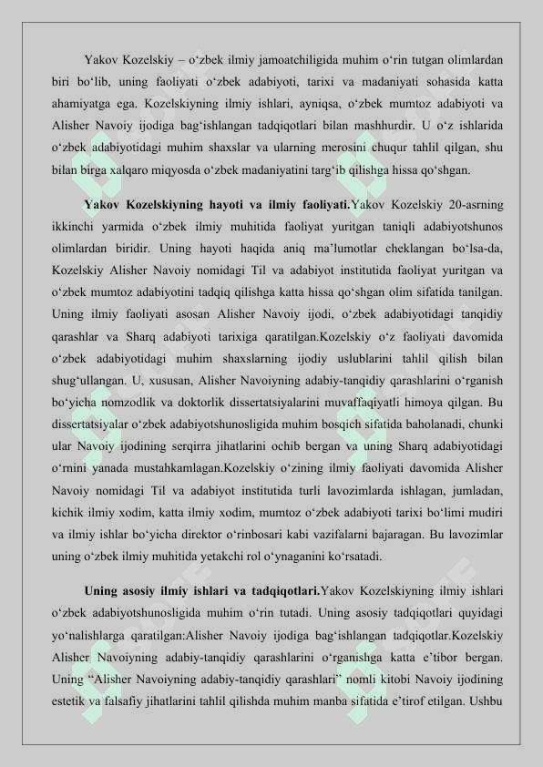 Yakov Kozelskiy 25 2