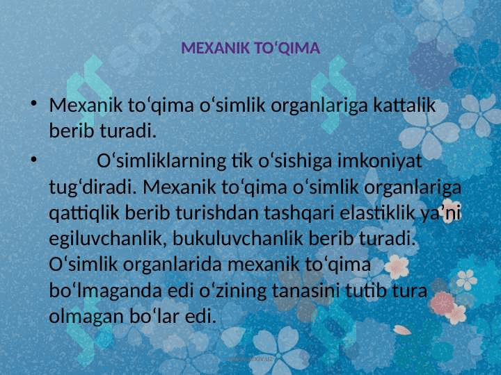 Mexanik to’qima 2