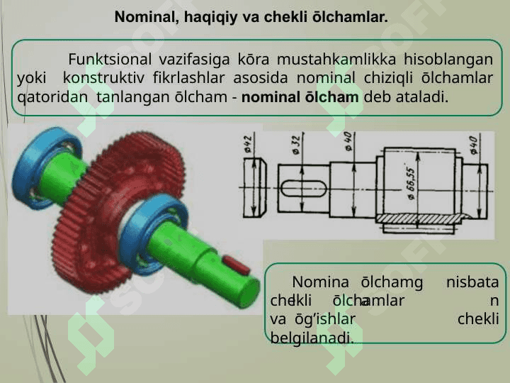 Joizlik va joizlik maydoni tushunchalari. O‘tqazishlar va ularning turlari. O‘tqazishlarning joizlik maydonlariJoizlik va joizlik maydoni tushunchalari. O‘tqazishlar va ularning turlari. O‘tqazishlarning joizlik maydonlari 4