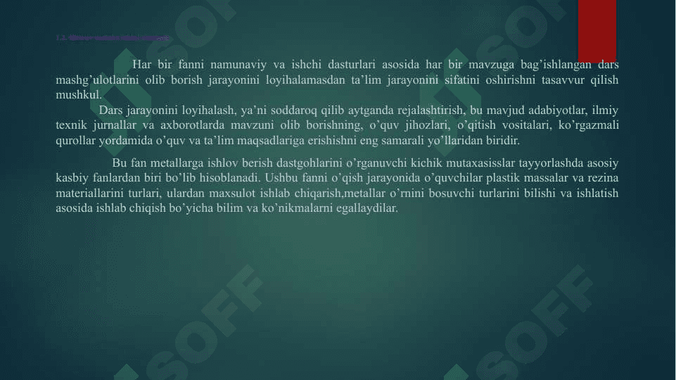 Tokarlik vint qirqish stanogining vazifasi, qo'llanilishi, tuzilishi,  asosiy qismlari va ularning  vazifasi” 6