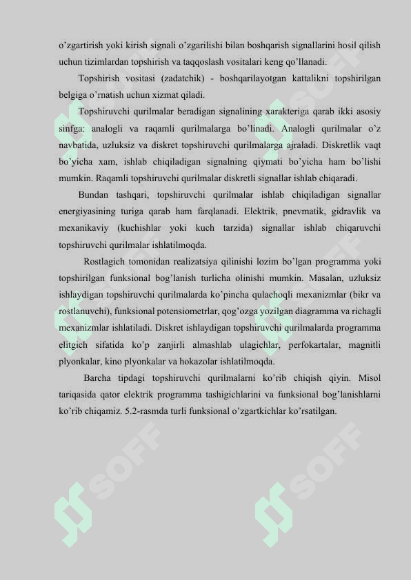 Avtomatikaning funksional elementlari 4
