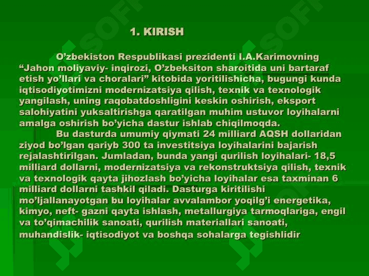 Avtomobil yetakchi g’ildiraklari uchun gidrotsilindr o’rnatish samaradorligi” 4