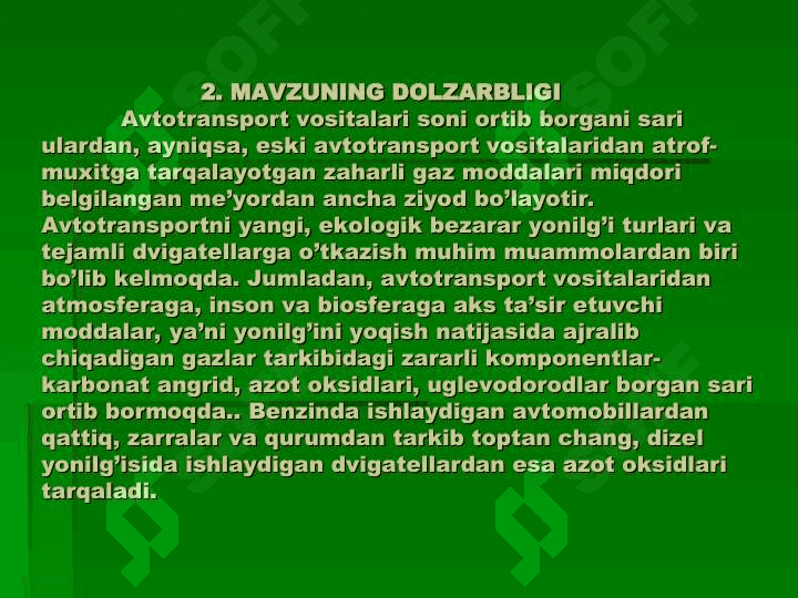 Avtomobil yetakchi g’ildiraklari uchun gidrotsilindr o’rnatish samaradorligi” 7