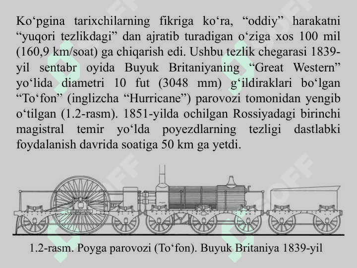 Yuqori tezlik magistrallarining rivojlanish tarixi 6