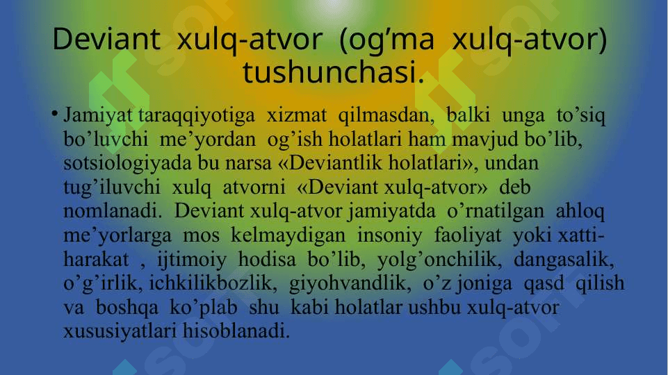 DElinkvent xulq atvor va kriminal hatti-harakatlar 2