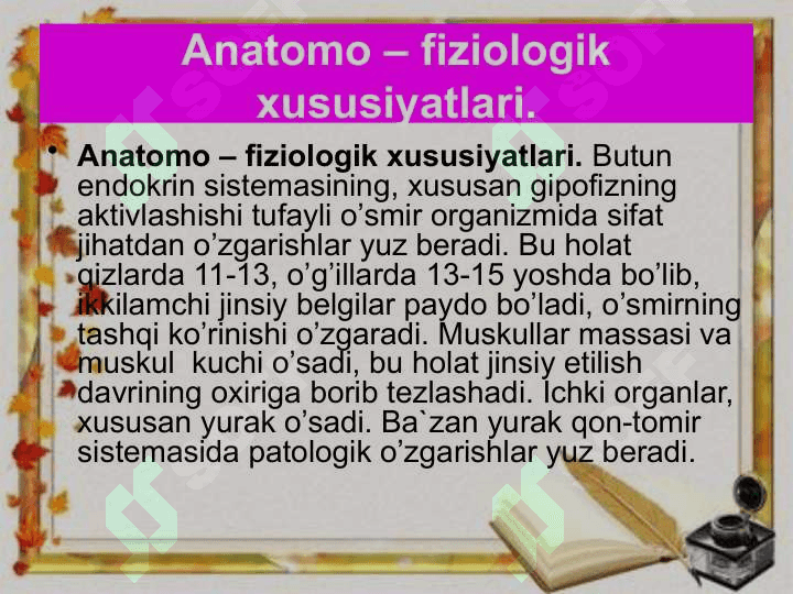 O`smirlik davri psixologiyasi 4