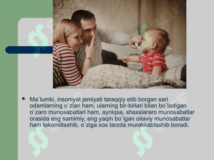Oila psixologiyasi fani predmeti, maqsadi va vazifalari 4
