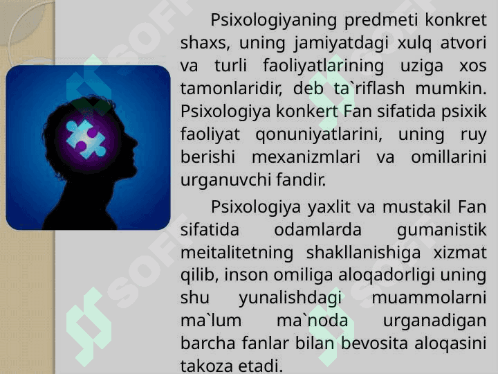 Psixologiya rivojlanish tarixi 7