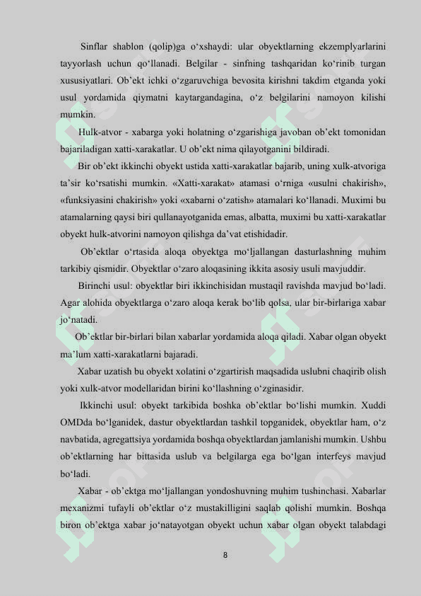 kurs ishi 8
