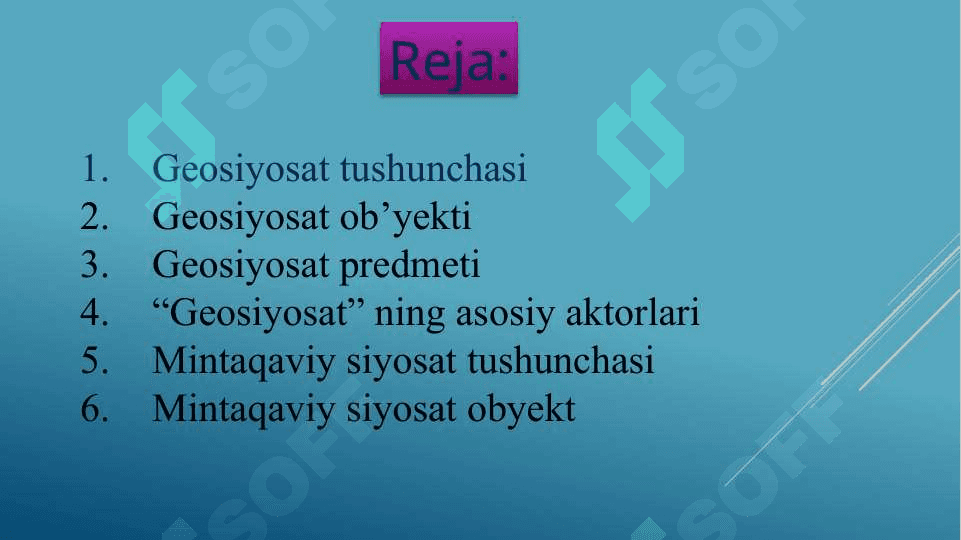 GEOSIYOSAT VA MINTAQAVIY 2