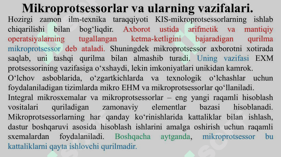Mikroelektronika elementlari 2