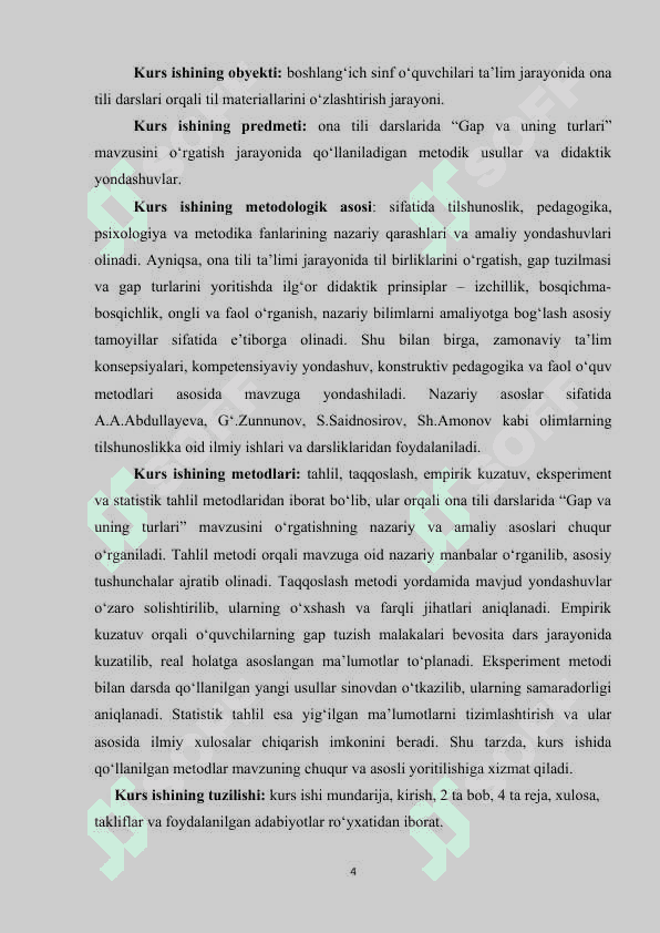 ONA TILI DARSLARIDA “GAP VA UNING TURLARI” MAVZUSINI O‘RGANISH 3