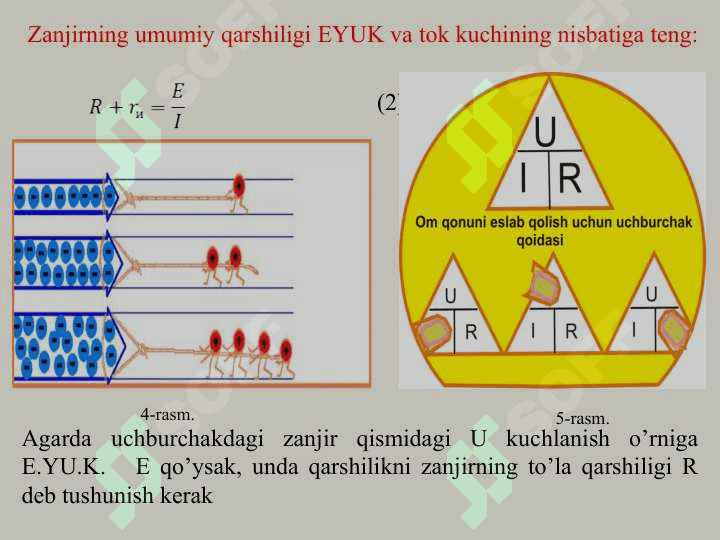 O’zgarmas tok zanjirlarini hisoblash 6