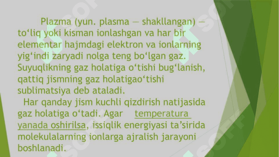 Plazma. Xossalari va qo’llanilishi 4