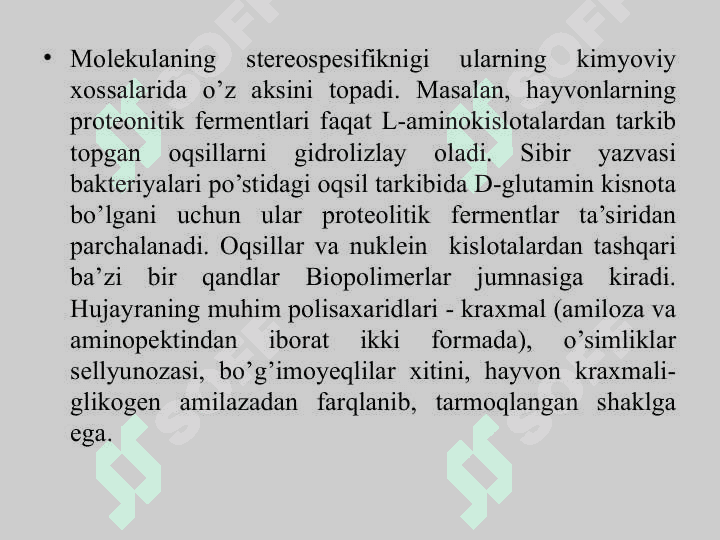 Molekulyar biofizika 3