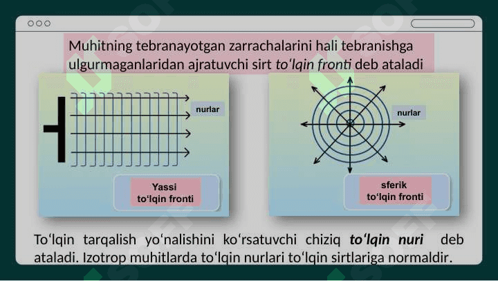 TOʻLQIN HODISALARI 7