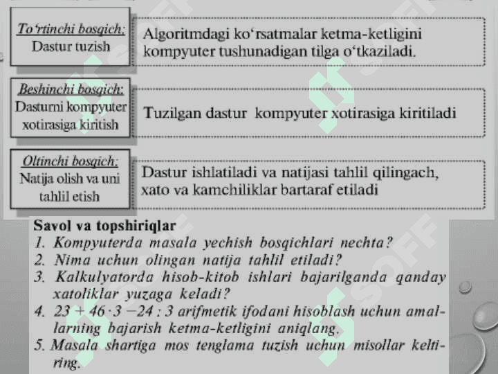 ALGORITM TUSHUNCHASI 3