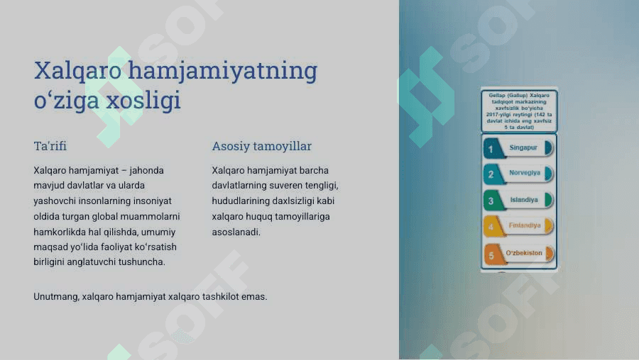 10-sinf huquq fani | 4-chorakdagi barcha mavzular uchun taqdimotlar 2