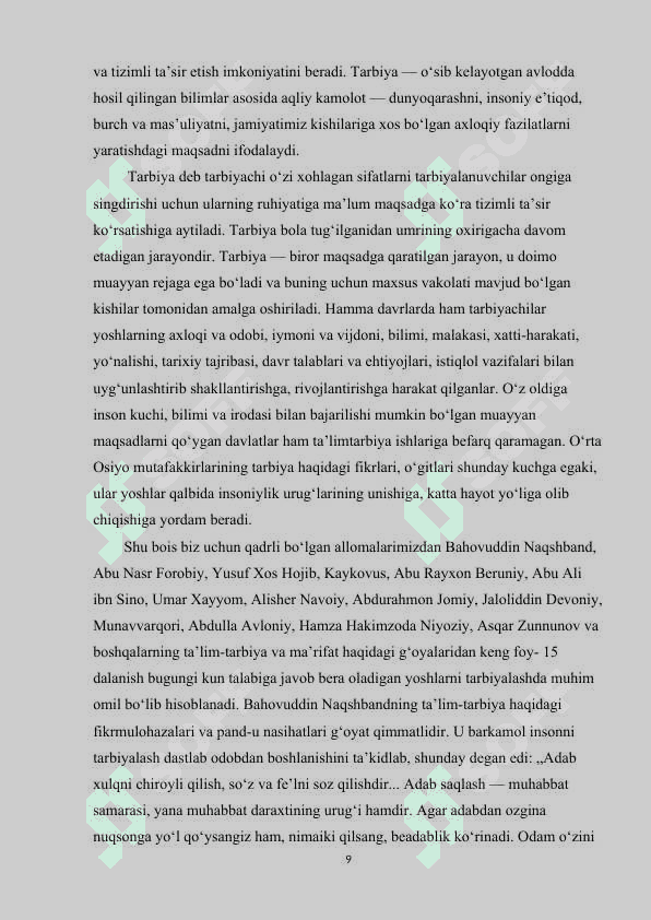 BOSHLANG'ICH TA'LIMDA MILLIY TARBIYA ASOSLARI 8