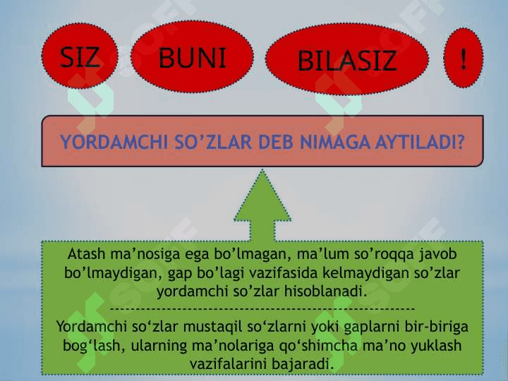 YORDAMCHI SO’ZLAR 2
