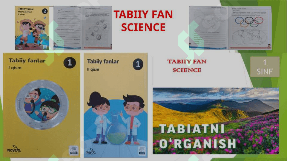 1-2 sinf “Tabiiy fanlar” darsliklari bilan tanishish va taxlil qilish 2