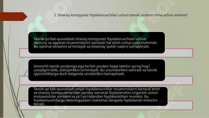 Shaxsiy kompyuterning texnikaviy ta’minotidan foydalanishning ahamiyati va usullari 4