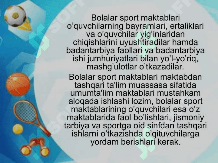 MAKTABDAN TASHQARI JIMONIY TARBIYA VA SPORT ISHLARI 6