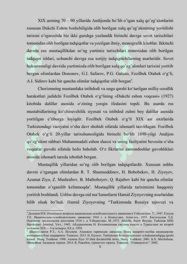XIX asr oxiridagi xalq harakatlari 5