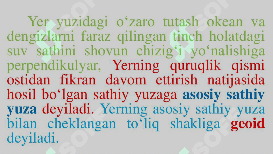 Yer sirtidagi nuqta holatini aniqlash 4