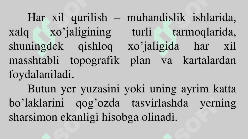 TOPOGRAFIK KARTA VA PLANLAR 2