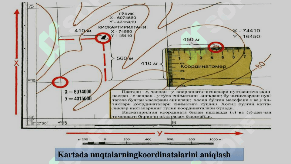 TOPOGRAFIK KARTA VA PLANLARNING VARAQLARGA BO‘LINISHI VA NOMENKLATURASI 6