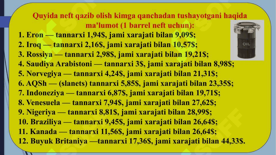 Yoʻnalishga kirish fanining bakalavriat o‘quv rejasidagi mutaxassislik fanlari bilan bog‘liqligi. 8