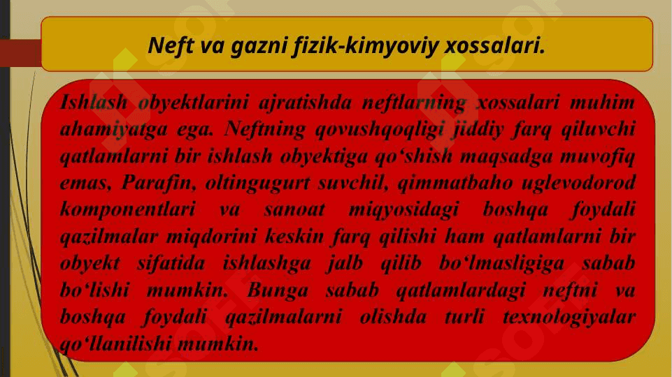Neft konlarini ishlash usullari va texnologiyalari 8