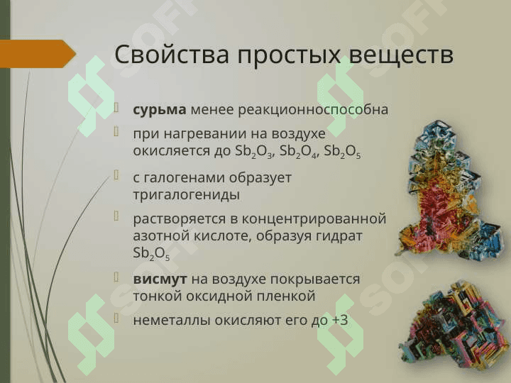Подгруппа мышьяка 7