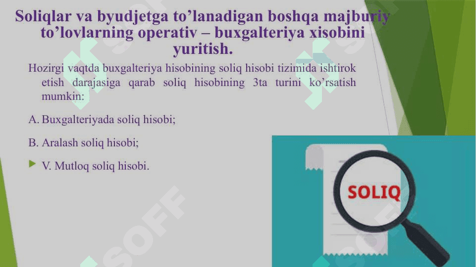 QQS HISOBINI YURITISH 3