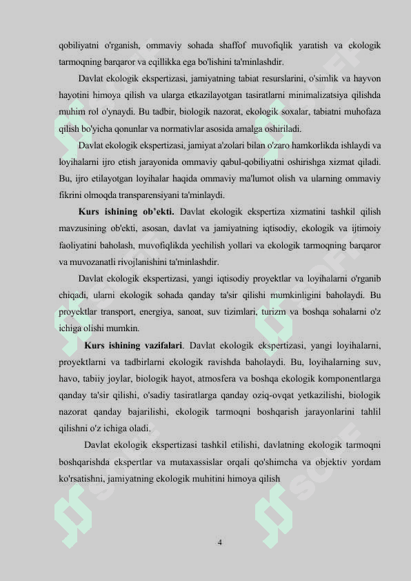 Davlat ekologik ekspertiza xizmatini tashkil qilish 4