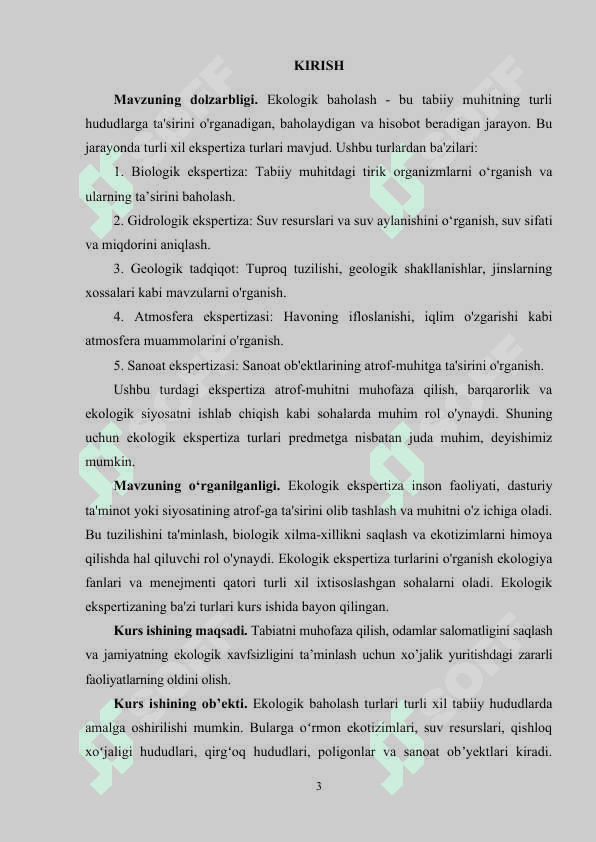 Ekologik ekspertiza turlari 3