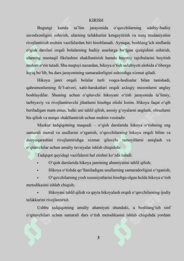 O`qish darslarida hikoya o`tish uslubiyoti 3