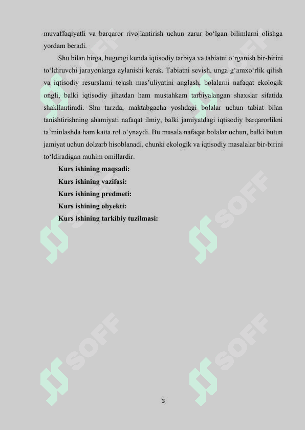 Maktabgacha yoshdagi bolalarni tabiat bilan tanishtirish orqali iqtisodiy tarbiya berishning ahamiyati. 3